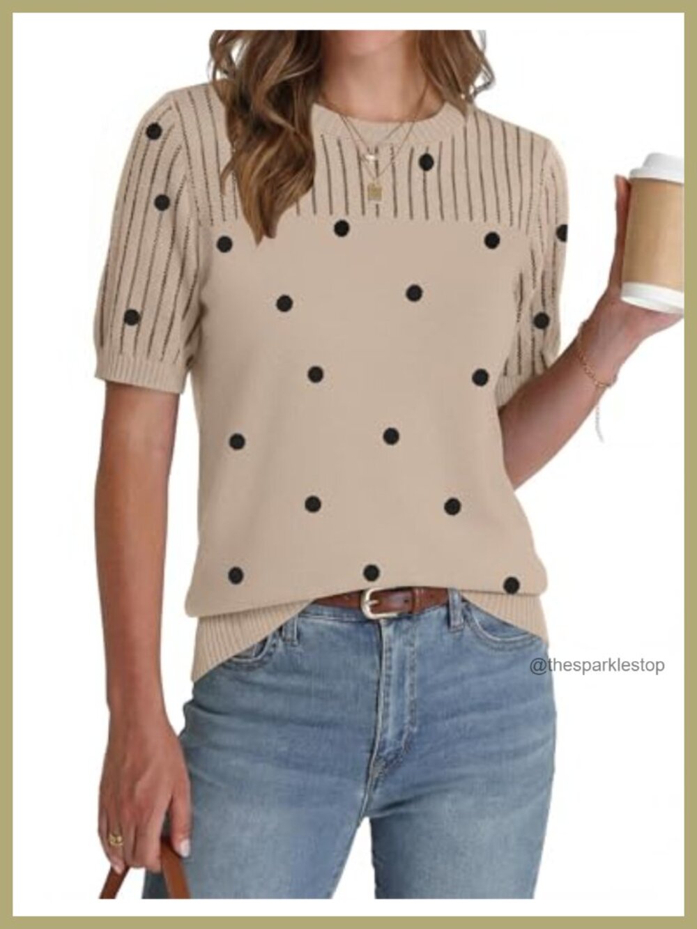 Women Short Sleeve 100% Viscose Hollow Out Knit Sweater Business Casual Top
